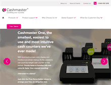 Tablet Screenshot of cashmaster.com